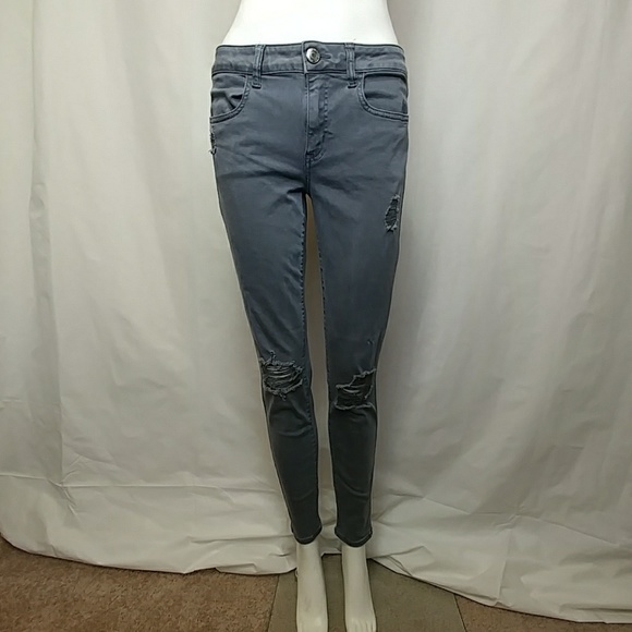 American Eagle Outfitters Denim - American Eagle Distressed Stretch Twill Jegging